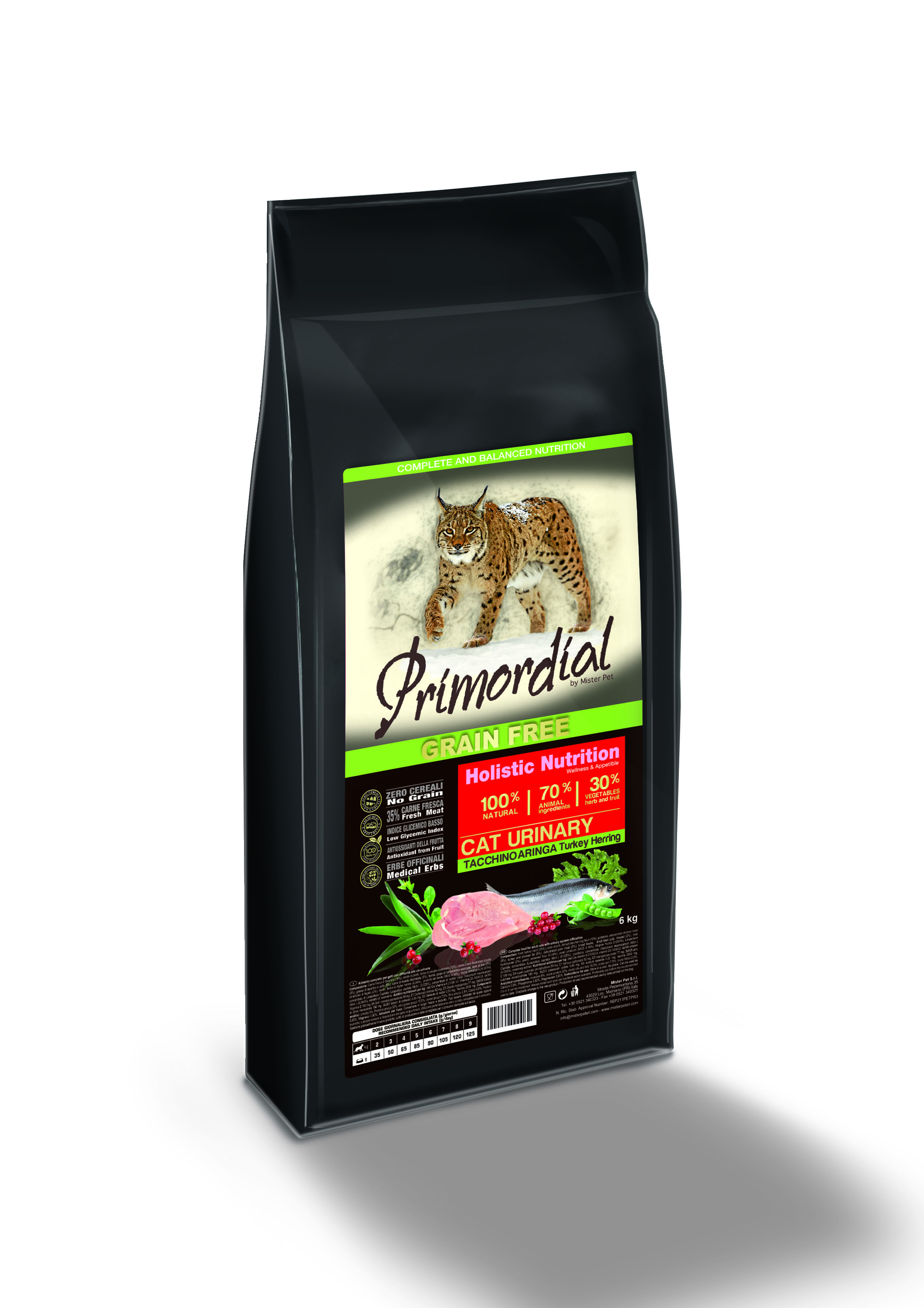 Сухой корм Primordial для кошек Уринари